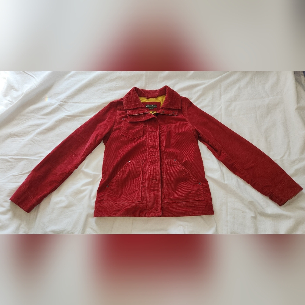 Women's Red Corduroy Jacket Eddie Bauer